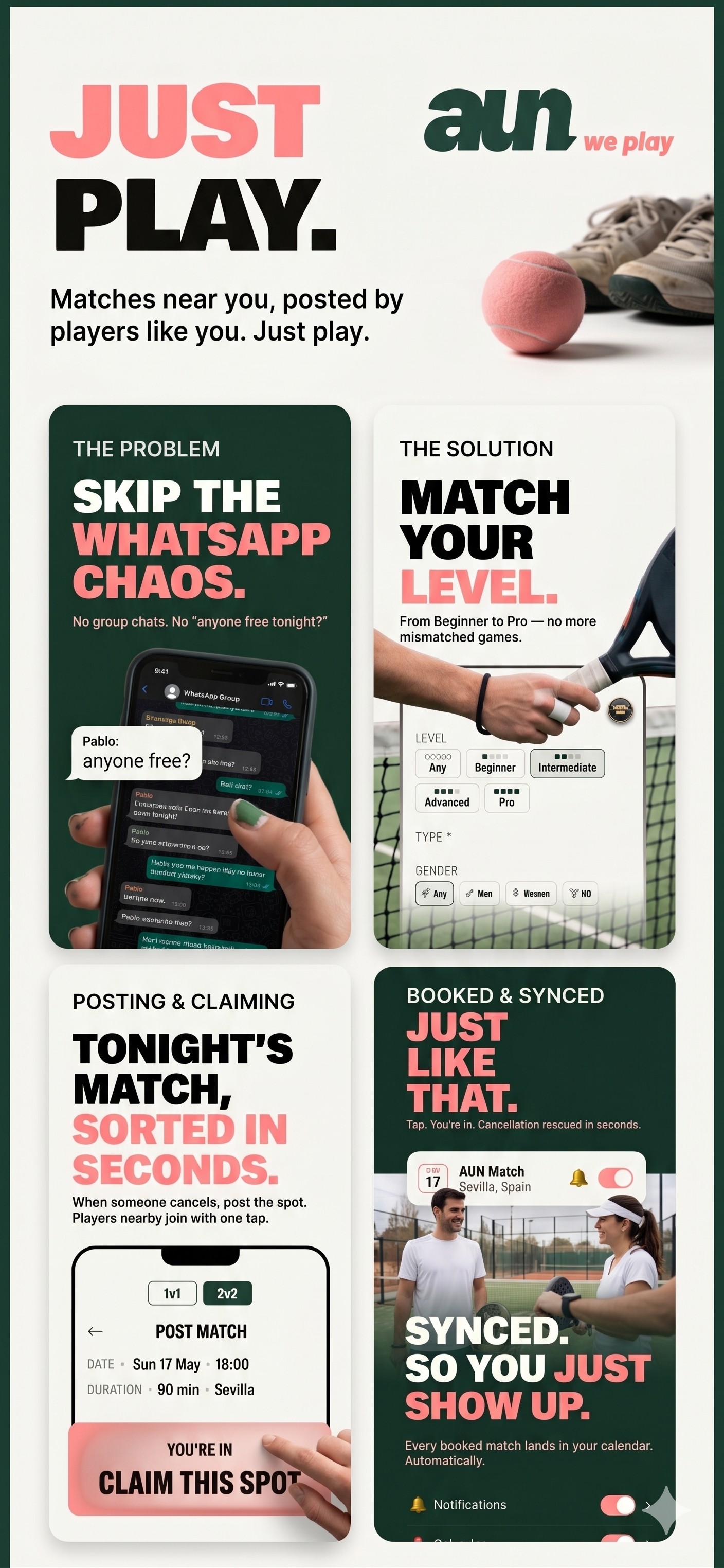 AUN we play — app overview