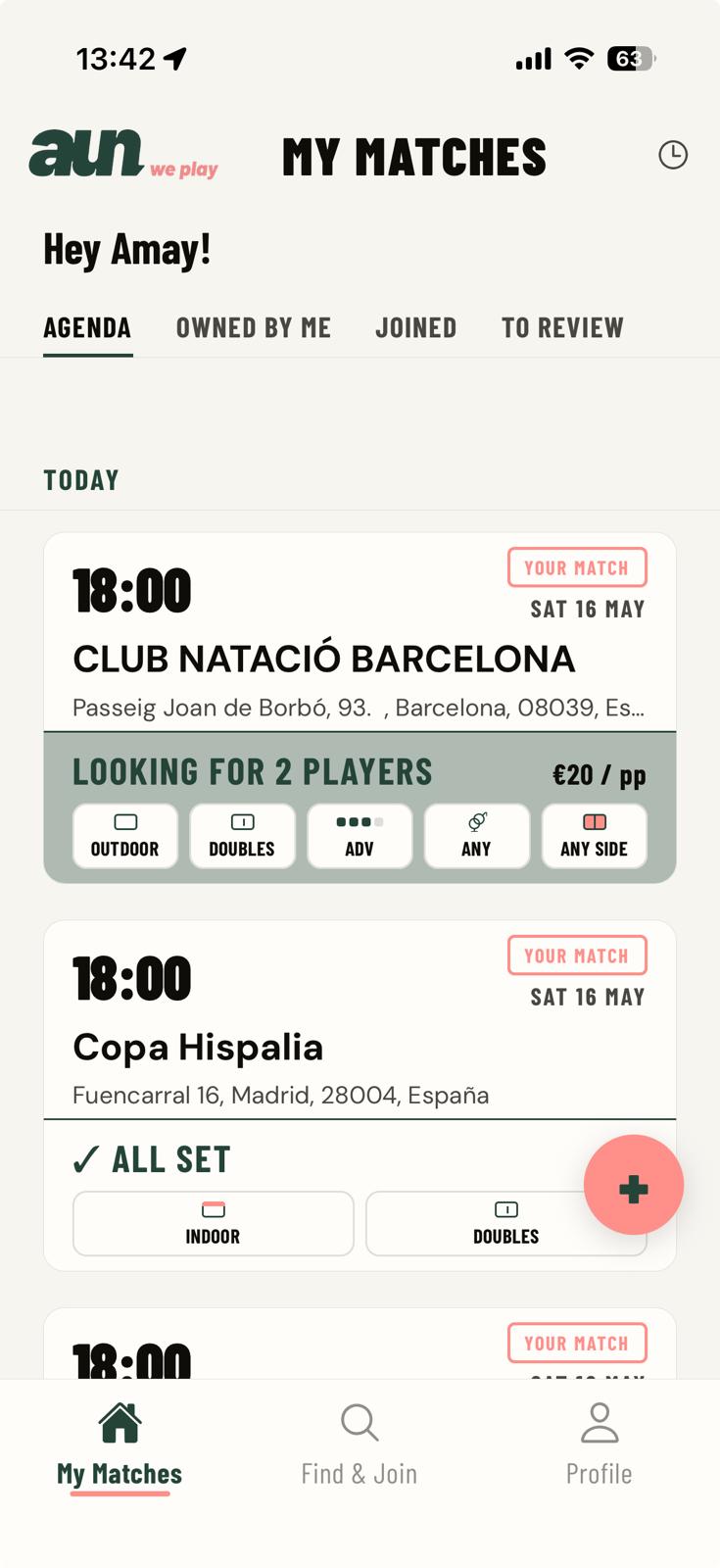 AUN we play app screenshot